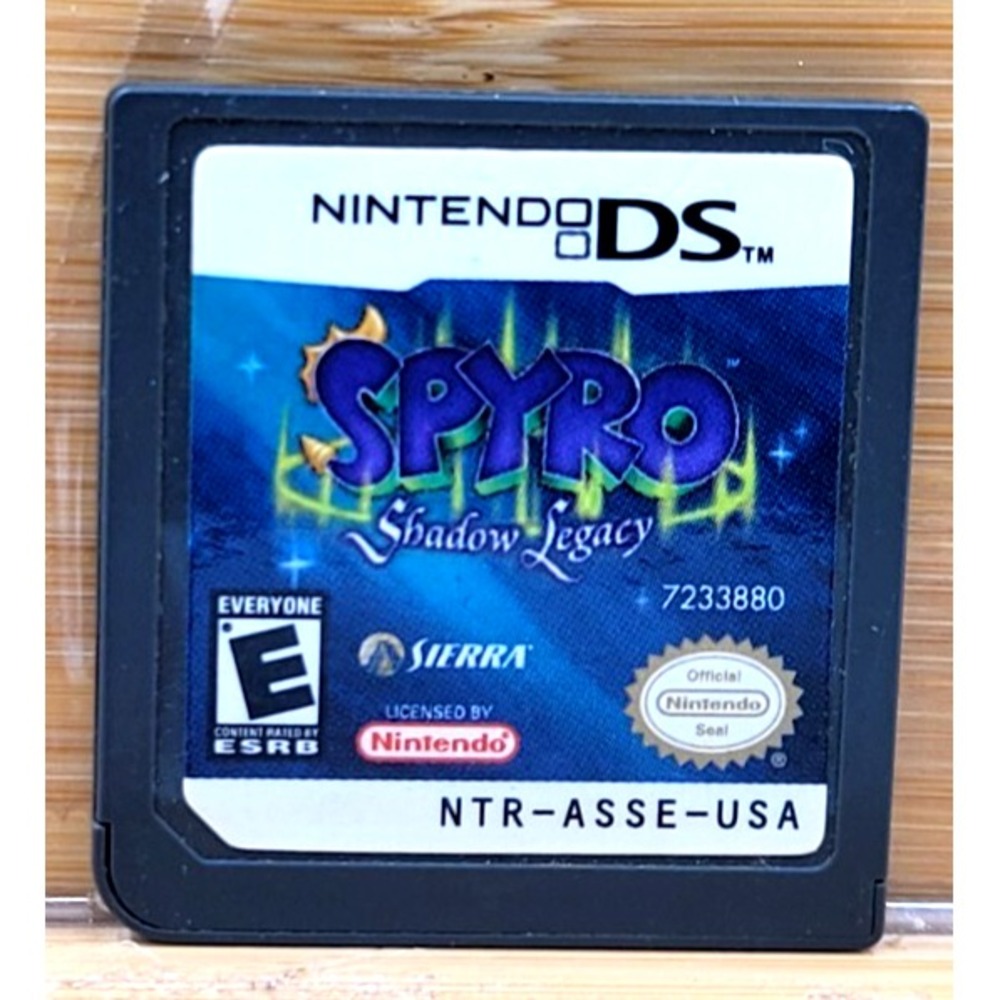 Spyro: Shadow Legacy Nintendo DS 2005 Video Game Dragon Realms RPG light